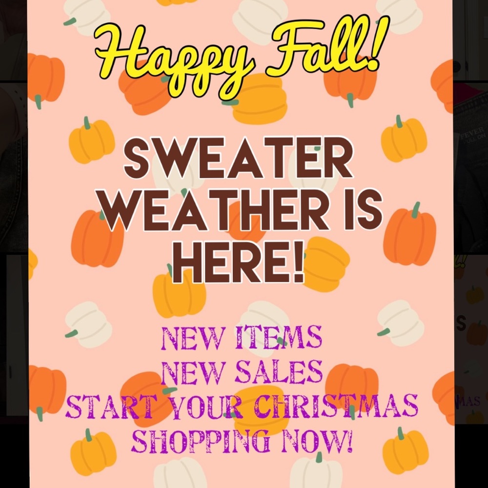 Sweater Weather is Here!